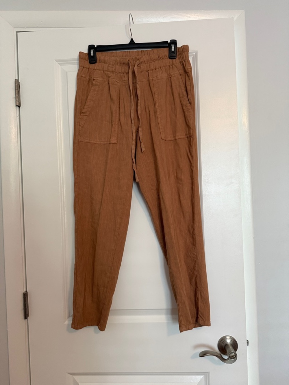 Women’s Casual Drawstring Pants in Brown Tan